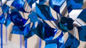 blue pinwheels