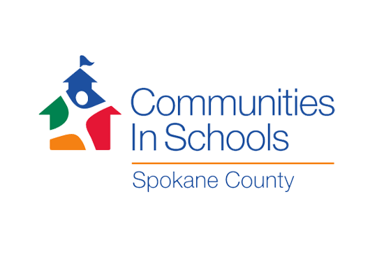 Communities in schools Spokane County logo in color.