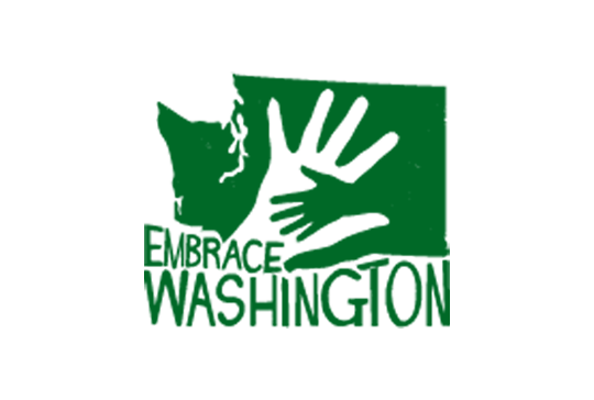 Embrace Washington logo in color.