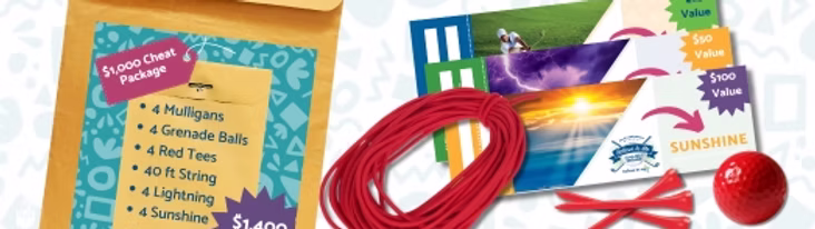 cheating for charity - cheat packages