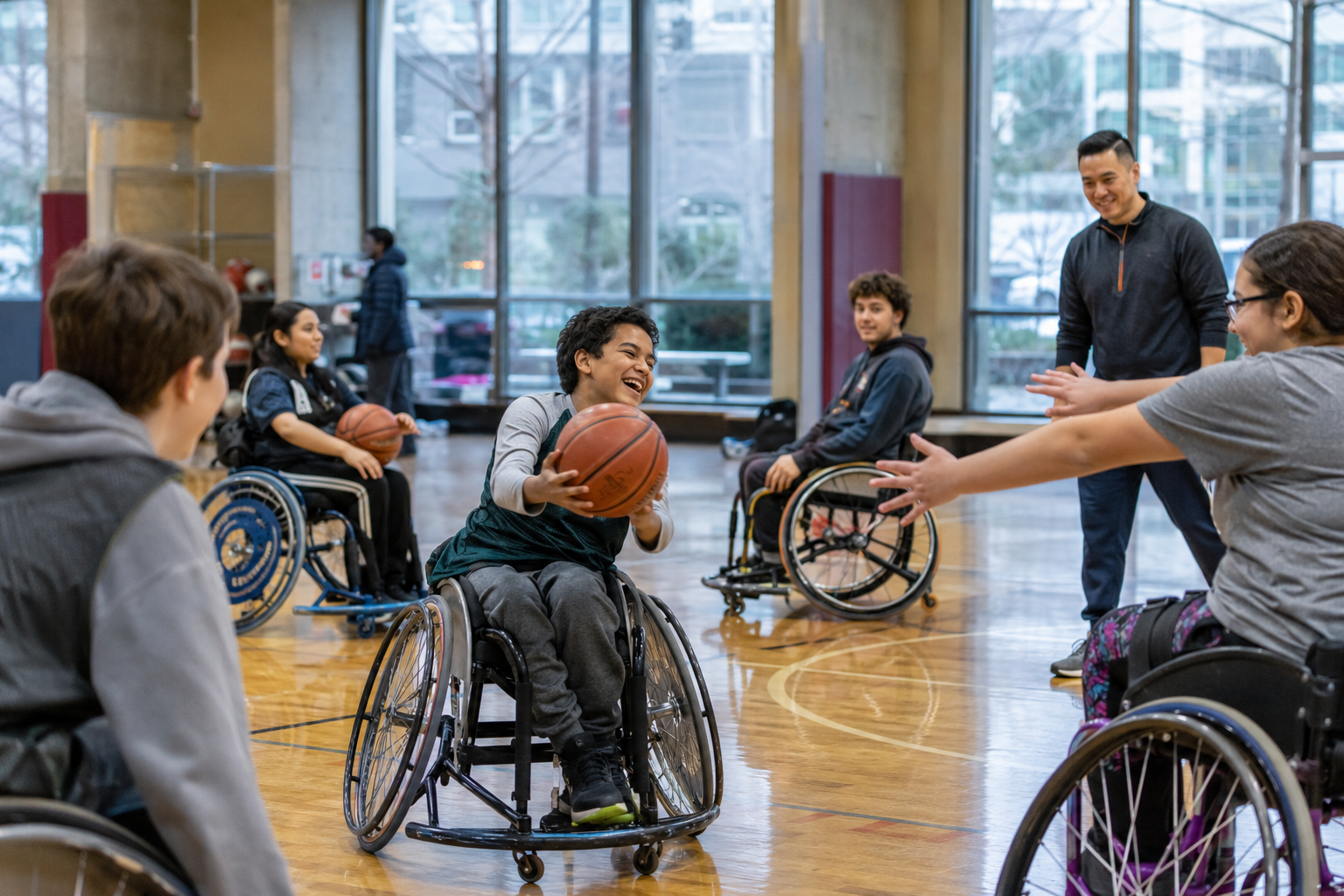 Seattle adaptive sports activity representing enrichment and belonging