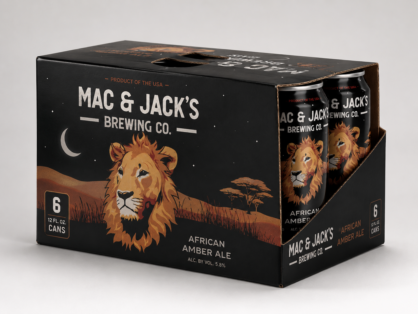 Craft beer six-pack representing beer and cider donations