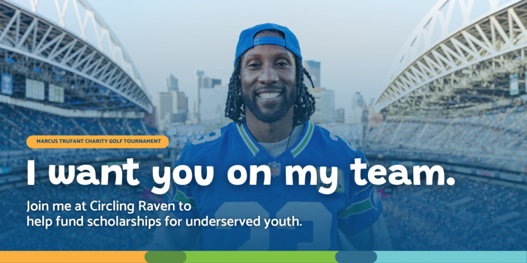 Marcus Trufant promotes the 2026 Circling Raven charity golf tournament